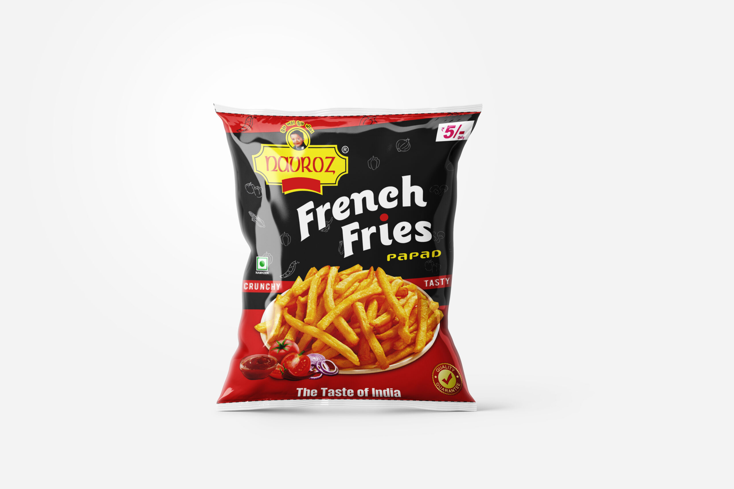French Fries Papad